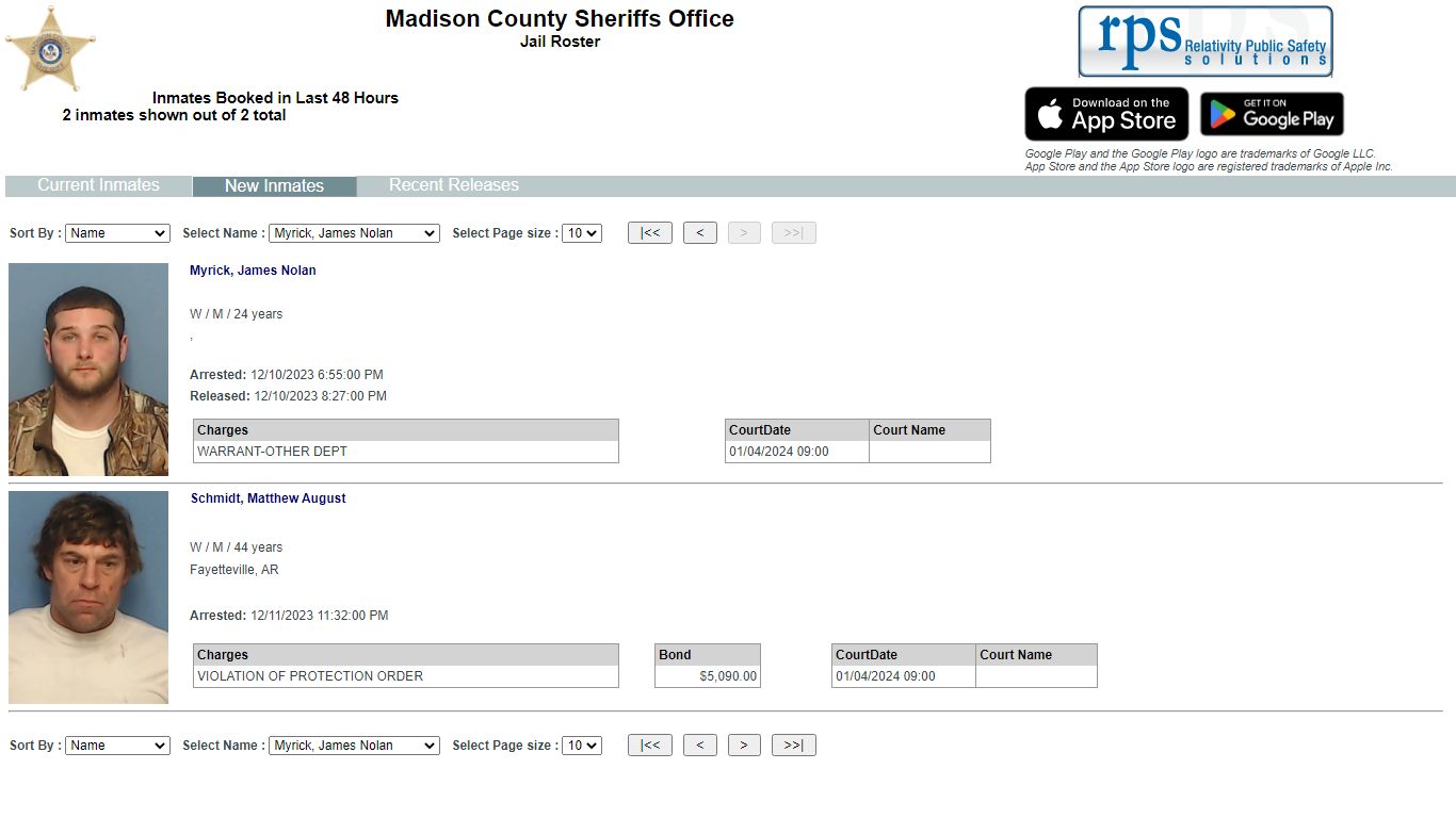 List Inmates - myr2m.com
